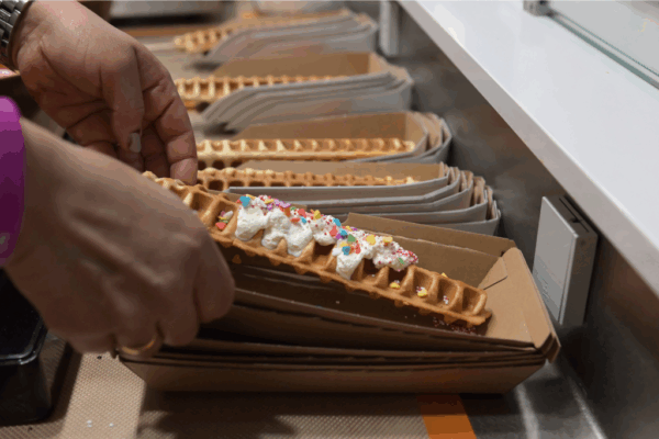 animation gaufre family day - La Defense Paris